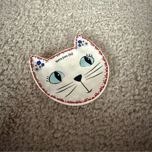 Cat Face Ceramic Jewelry Dish